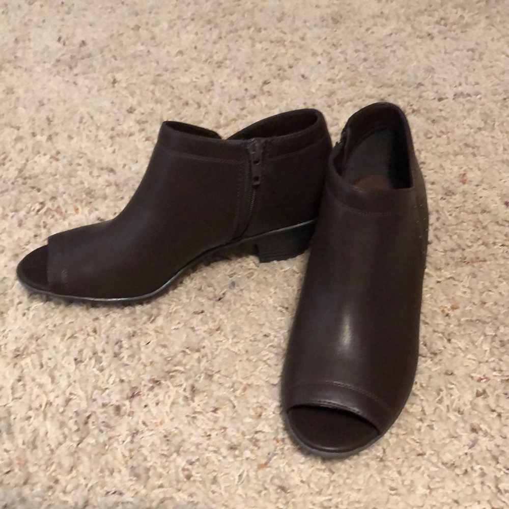 Brown booties